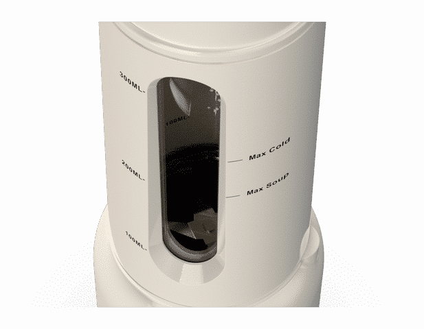 Bouteille verre blender chauffant detoximix