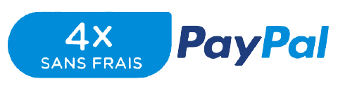Logo Paypal paiement en 4x sans frais